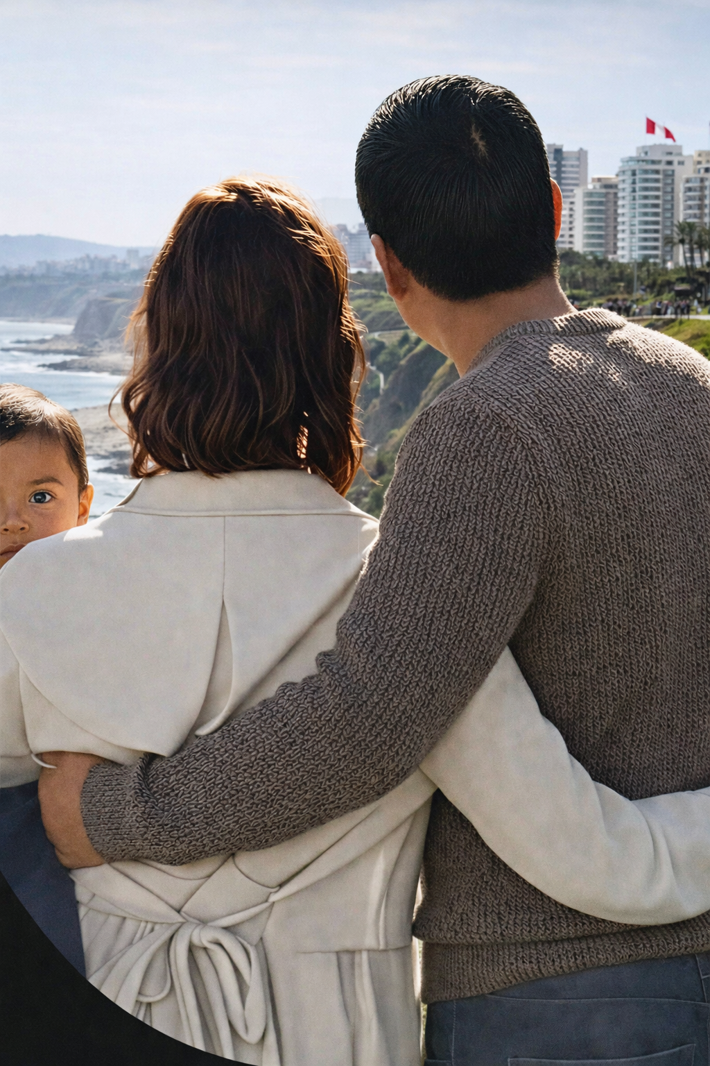 Familia en su nuevo hogar